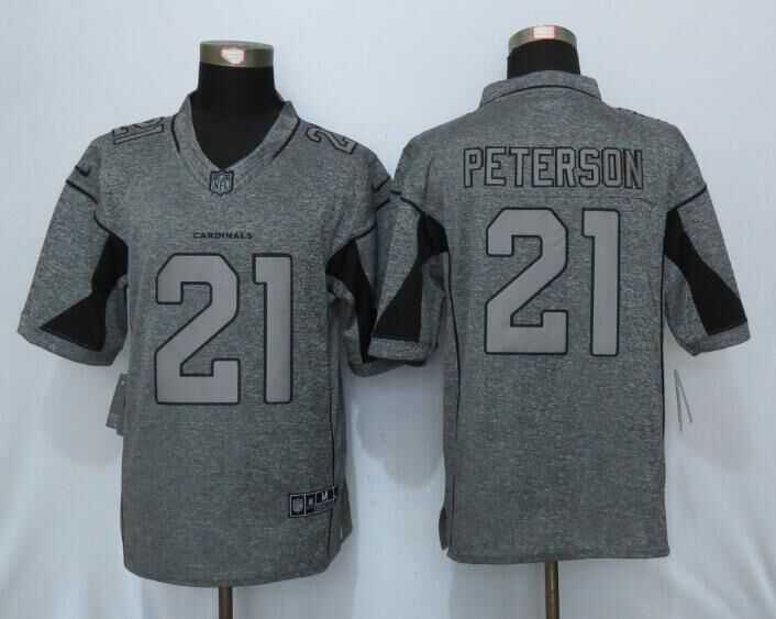 Nike Limited Arizona Cardinals #21 Peterson Gray Men's Stitched Gridiron Gray Jersey,We sell and wholesale Nike Limited Arizona Cardinals #21 Peterson Gray Men's Stitched Gridiron Gray Jersey on line form chian!